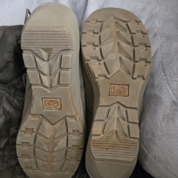 CAT Caterpillar Women's Wedge Olive Winter Boots size 8.5 NWOT - Picture 6 of 12